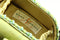 Mary Frances Damsel In Flight Hard Zip Novelty Bag Green Bead Handbag Purse NEW