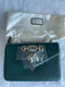 Gucci Rajah Chain Shoulder Bag Leather Medium Gold Dark Green Handbag Vitello NEW