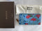 Gucci Nymphae Azure Shanghai Blue Large Floral Continental Zip Around Wallet NEW