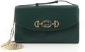 Gucci Zumi Shoulder Bag Vintage Mini Green Handbag Leather Italy New