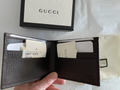 Gucci Original GG Canvas Leather Men's Bifold Wallet 260987 9903 Brown/Beige Box NEW