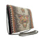 Mary Frances Queen Bee Crossbody Chain Handbag Bag Beaded Black Gold Cream New