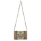 Mary Frances Queen Bee Crossbody Chain Handbag Bag Beaded Black Gold Cream New