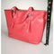 Longchamp Lm Cuir Large Tote Pink Rose Shoulder Bag Leather Handbag Purse New