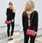Salvatore Ferragamo Ginny Mini Leather Bag Fuchsia Pink Crossbody Handbag Purse NEW