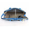 Michael Kors Sutton Medium Colorblock Satchel Heritage Blue Handbag Purse New