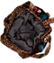 Johnny Was Ashira Velvet Tote Bag Flower Leopard Black Floral Handbag Purse New