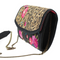 Mary Frances Gone Animal Floral Black Special Crossbody Bag Red Handbag Purse NEW