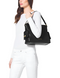 Michael Kors Marly Large Leather Shoulder Handbag Black Bag Hobo Gold Purse New