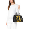 Michael Kors Sutton Haircalf Satchel Camo Acid Lemon Shoulder Handbag Purse New