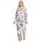 Johnny Was Carly Dreamer Ivory White PJ Set Floral Home Lounge Sleepwear 2 pc L NEW