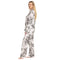 Johnny Was Carly Dreamer Ivory White PJ Set Floral Home Lounge Sleepwear 2 pc L NEW