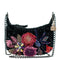 Mary Frances Spark Mini Crossbody Handbag Beaded Clutch Floral Black Bag New