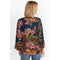 Johnny Was Delfino V Neck Kimono Sleeve Tee Flowers Blue Top Floral Shirt New