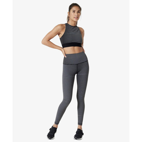 Vimmia X High Waist Energy Wave Leggings Legging Reversible Black Charcoal S New