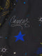 Johnny Was Celestine Sleepwear Sleep Robe Black Home Loungewear Sun Stars NEW