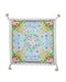 Johnny Was Cozumel Scarf Flower Silk Square Large Butterfly Green Scarves Tassels New