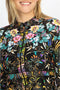 JOHNNY WAS Swimwear JOY SURF SHIRT Floral Long Sleeve Black Flowers Plus Top New