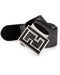 Fendi Logo Reversible Zucca Leather Black New Belt Self Made