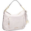 Michael Kors Devon Large Ew Shoulder Tote Genuine Leather Vanilla Rose Gold Bag new
