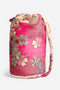 Johnny Was Floral Yama Garden Cozy Home Lounge Sherpa Blanket Cream Pink Bag New