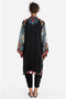 JOHNNY WAS Long Sleeve FAYE KIMONO Jacket Floral Embroidered Black Top Coat New