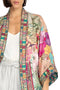 Johnny Was Getsu Eliza Kimono Reversible Silk Floral Jacket Green Pink Multi New