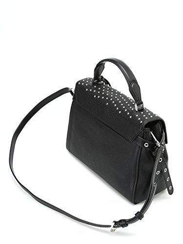 MICHAEL Michael Kors Women's Bristol Studded Leather Satchel, Black