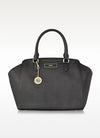 Dkny Bryant Park Saffiano Leather Large Tote Black Handbag Bag New