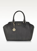 Dkny Bryant Park Saffiano Leather Large Tote Black Handbag Bag New– Bag Lady Shop