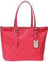 Longchamp Lm Cuir Large Tote Pink Bag Leather Handbag Purse Logo Only 1 NEW