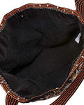 3J Workshop Johnny Was Clansy Velveteen Heavily Embroidered Tote black NEW