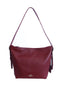 COACH Women's Polished Pebble Leather Dufflette LI/Black Cherry Shoulder Bag