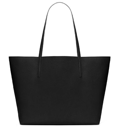 Michael Kors Izzy Large Reversible Tote Bag Leather Black Fuschia