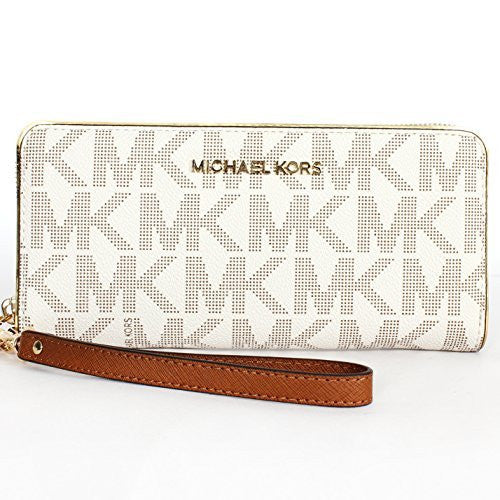 Michael kors wristlet sales vanilla