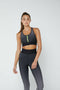 Ultracor Framework Terrain Black TOP Sports BRA Neon Yellow Gray LARGE