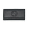 Gucci Soho Black Pebbled Leather Long Wallet Flap GG Large Authentic Italy NEW