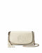 Gucci Soho Off White Leather Handbag Crossbody Clutch Ivory Italy Bag