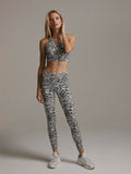 Varley Leggings Legging Century Grey Blue Mix Cheetah Animal Wick XLAR– Bag  Lady Shop