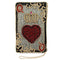 Mary Frances Queen of Hearts Card Handbag Crossbody Phone Bag Red Gold Purse NEW