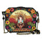 Mary Frances Artisan Black Crossbody Frida Kahlo Artist Beaded Handbag