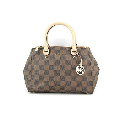 Michael Michael Kors Sutton Blk/brn Sm Satchel