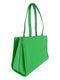 Coach Women's Polshd Pebble Leather Small Coach Swagger Tote Light/green Satchel