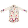 Johnny Was Simone Wrap Floral Embroidery Jacket Beige Libei Medium New