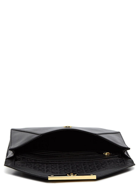 Michael Kors Lana Envelope Clutch Leather New