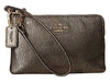 COACH Women's Box Program Smooth Corner Zip LI/Gold Clutch