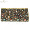 Mary Frances Starry Night Stone Beaded Clutch Handbag Purse Bag Black New