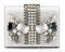 MCM Romantic Chandelier Handbag White Ivory Swarovski Soft Leather Bag Purse NEW