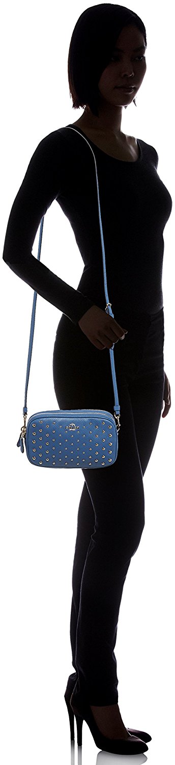 COACH Womens Ombre Rivets Crossbody Clutch