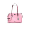 COACH TURNLOCK CARRYALL 29 IN CROSSGRAIN LEATHER Dustry Rose Pink Bag New
